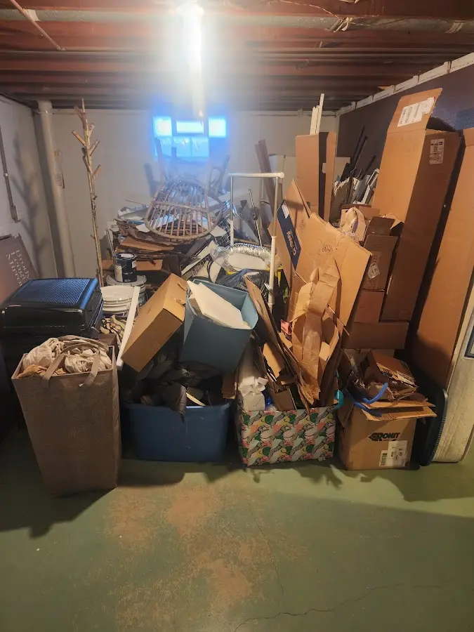 Roll-off dumpster container at job site for Construction Dumpster Rental in Grand Bay